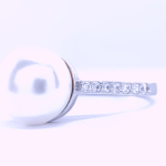 Silver Real Pearl Finger Ring | Gift for Women and Girls