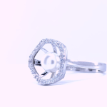 Silver Real Pearl Finger Ring | Gift for Women and Girls