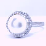 Silver Real Pearl Finger Ring | Gift for Women and Girls