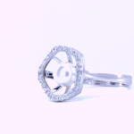 Silver Real Pearl Finger Ring | Gift for Women and Girls