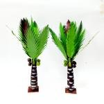Indian Artisan Handmade Wooden Coconut Tree – 1 ft Decorative Sculpture for Home & Office Decor