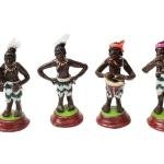 Simonart & Printing Golu Tribal Dance Group Figurine | Handmade Traditional Festival Decor by Hearts and Crafts (30 × 12 cm)