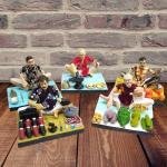 Golu Dolls Handicrafts – 5-Piece Clay Home Décor Set