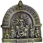 Handcrafted Multicolor Terracotta Goddess Durga Idol – Home, Temple, Office & Living Room Decor