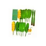 Artificial Metal Banana Tree – 16 Inch Pair for Pooja & Golu Dolls Decoration