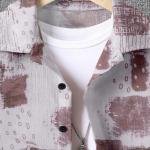 Boys Casual Printed Shirt & Shorts (Without White T- Shirt)