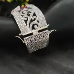 Sonamone Cubic Zircon Studded Kada Bracelet