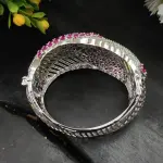 Sonamone Cubic Zircon Studded Kada Bracelet