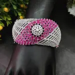 Sonamone Cubic Zircon Studded Kada Bracelet