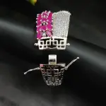 Sonamone Cubic Zircon Studded Kada Bracelet