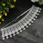 Sonamone Cubic Zircon Choker Necklace