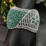 Sonamone Cubic Zircon Studded Kada Bracelet