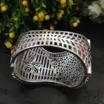 Sonamone Cubic Zircon Studded Kada Bracelet