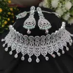 Sonamone Cubic Zircon Choker Necklace