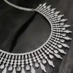 Sonamone Real Cubic Zircon Antique Design Necklace Set