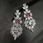 Silver Tone High Quality Zircon Necklace Set