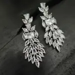 Silver Tone High Quality Zircon Necklace Set