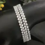 Sonamone Cubic Zircon Bangles Set