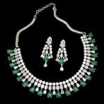 American Diamond Necklace Set