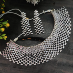 American Diamond Choker Necklace Set