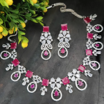 American Diamond Necklace Set