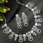 American Diamond Necklace Set
