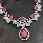 American Diamond Necklace Set