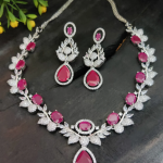 American Diamond Necklace Set