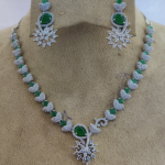 American Diamond Necklace Set