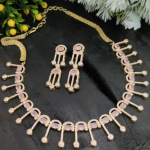 American Diamond Necklace Set