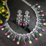American Diamond Necklace Set