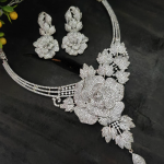 American Diamond Necklace Set