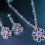 American Diamond Necklace with Earrings