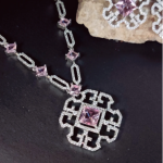 American Diamond Necklace with Earrings