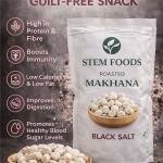 Roasted Black Salt Makhana (Fox Nuts)