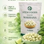 Roasted Pudina Makhana (Mint-Flavored Fox Nuts)