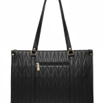 Blush Elegance Quilted Tote Bag
