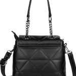 Catchy Black Quilted Sling Bag Trendy shoulder sling bag with Chain Strap
