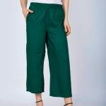 Sufiana Dark Green Palazzo for Women