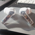 CMF Nothing Buds High Bass Sound with Crystel Clear Calling | Transperent Case (White)