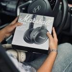 Marshal Headphone with Long Battry & High Bass Sound, Curved Shape