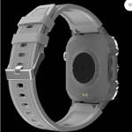 AVR Q11 LAXAFIT Sports Smartwatch, Heart Rate Monitor, Temperature Display, Silver Smartwatch