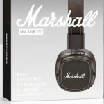 Heyuva Master Copy Marshal Major IV, Bass Sound Foldable Headphone (Brown) Bluetooth & Wired without Mic