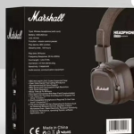 Heyuva Master Copy Marshal Major IV, Bass Sound Foldable Headphone (Brown) Bluetooth & Wired without Mic