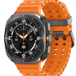 AVR TF-7 Rectangular Smartwatch  (Orange Strap, Free Size)