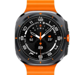 AVR TF-7 Rectangular Smartwatch  (Orange Strap, Free Size)