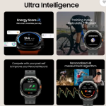 AVR Galaxy Watch Ultra, TF7-1.5, (47mm, LTE) Smart Watch (Black Strap , Free Size)