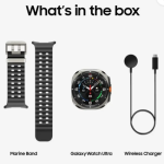 AVR Galaxy Watch Ultra, TF7-1.5, (47mm, LTE) Smart Watch (Black Strap , Free Size)