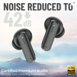 wipix Buds Air 7 with 52dB ANC, 13mm Driver, 40hrs Playback,IP55 & 45ms Low Latency Bluetooth