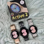 O vista ACTIVE2 Smartwatch  (black Strap, XL)